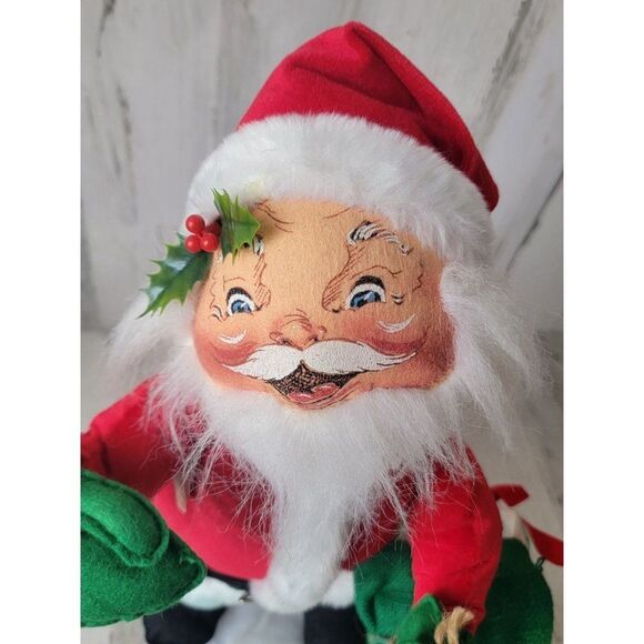 Annalee 1989 AS IS santa claus 16" large toy sack bag Xmas figure - Picture 3 of 16
